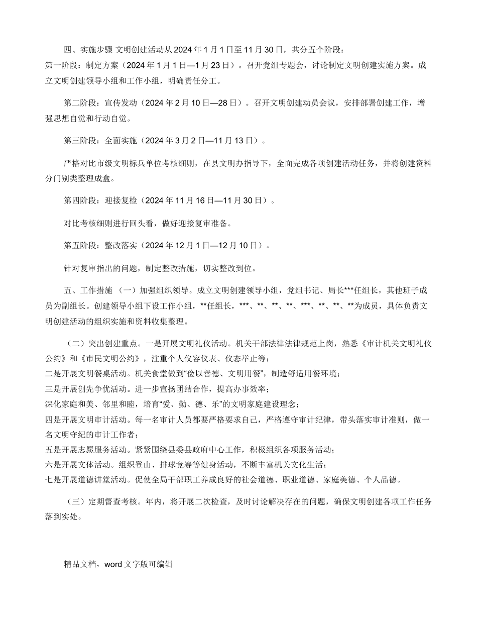 2024年度文明创建实施方案_第3页