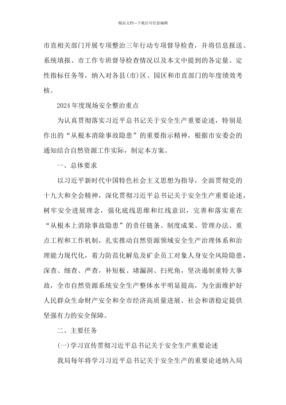 2024年度现场安全整治重点_第3页