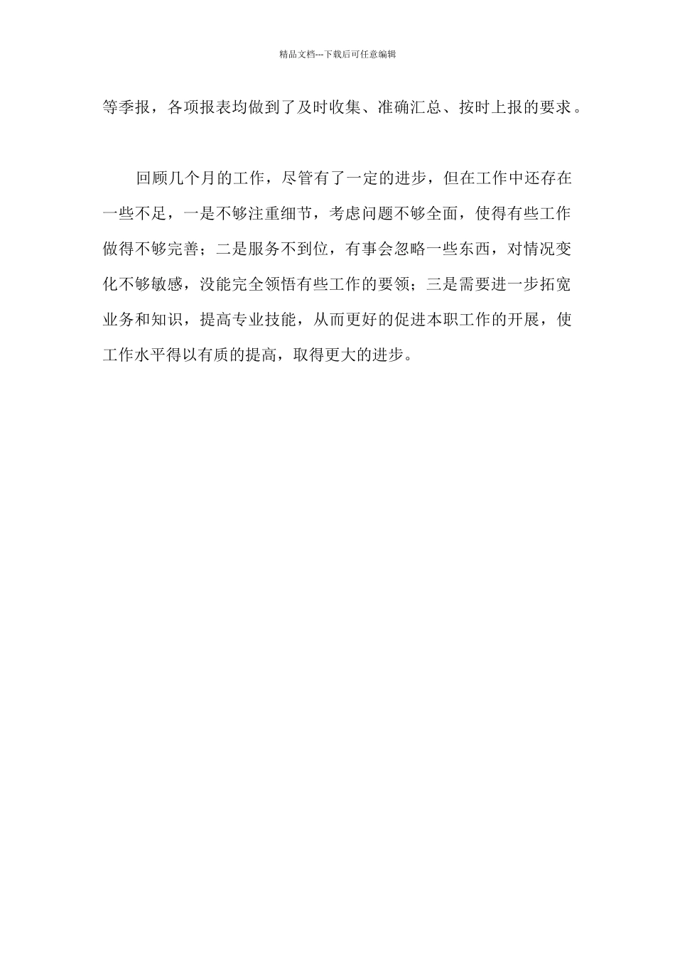 2024年度统计人员个人工作总结_第2页