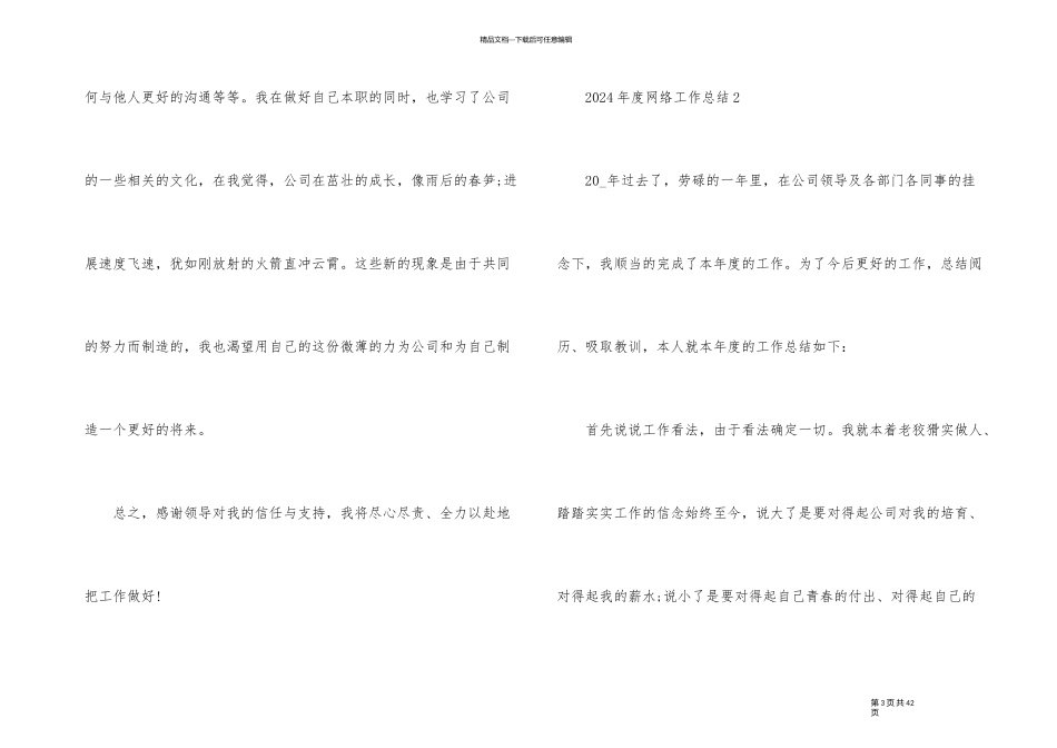 2024年度网络工作总结_第3页