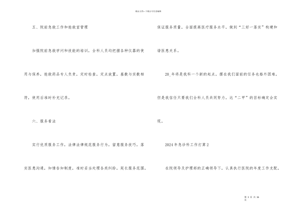 2024年急诊科工作计划_第3页