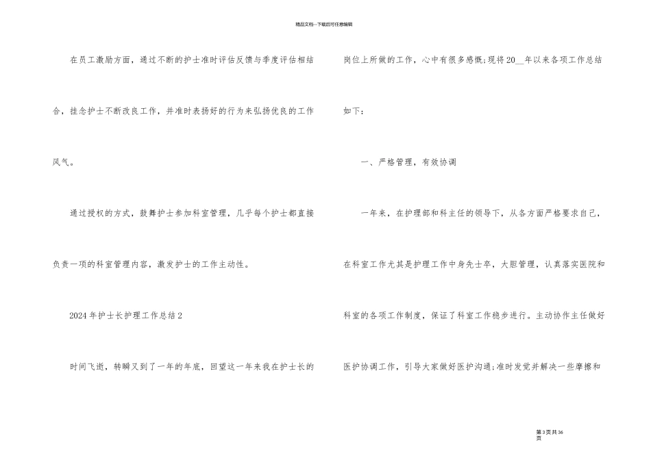 2024年护士长护理工作总结_第3页