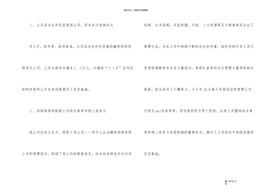 2024年担保公司工作总结五篇_第3页