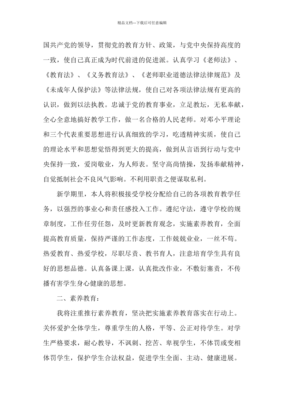 2024年教师工作计划例文必备_第3页