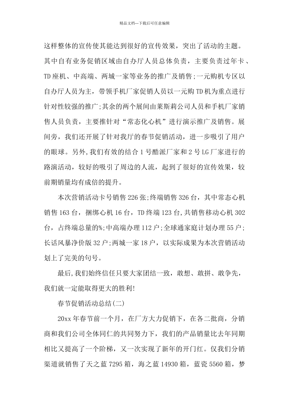 2024年春节促销活动总结2024_第2页