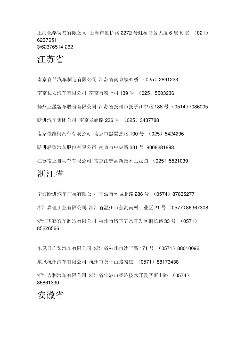 全国汽车制造厂分布_第3页