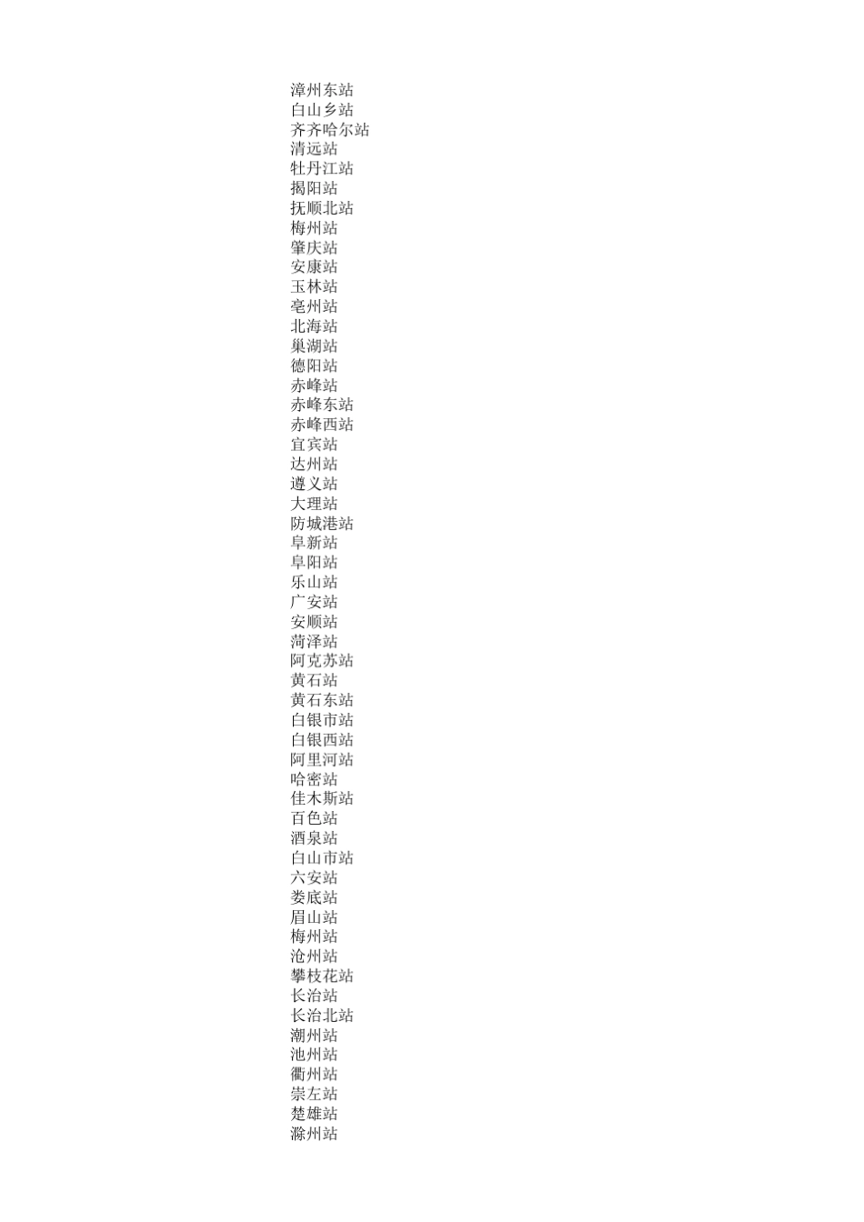 全国火车站大全_第3页