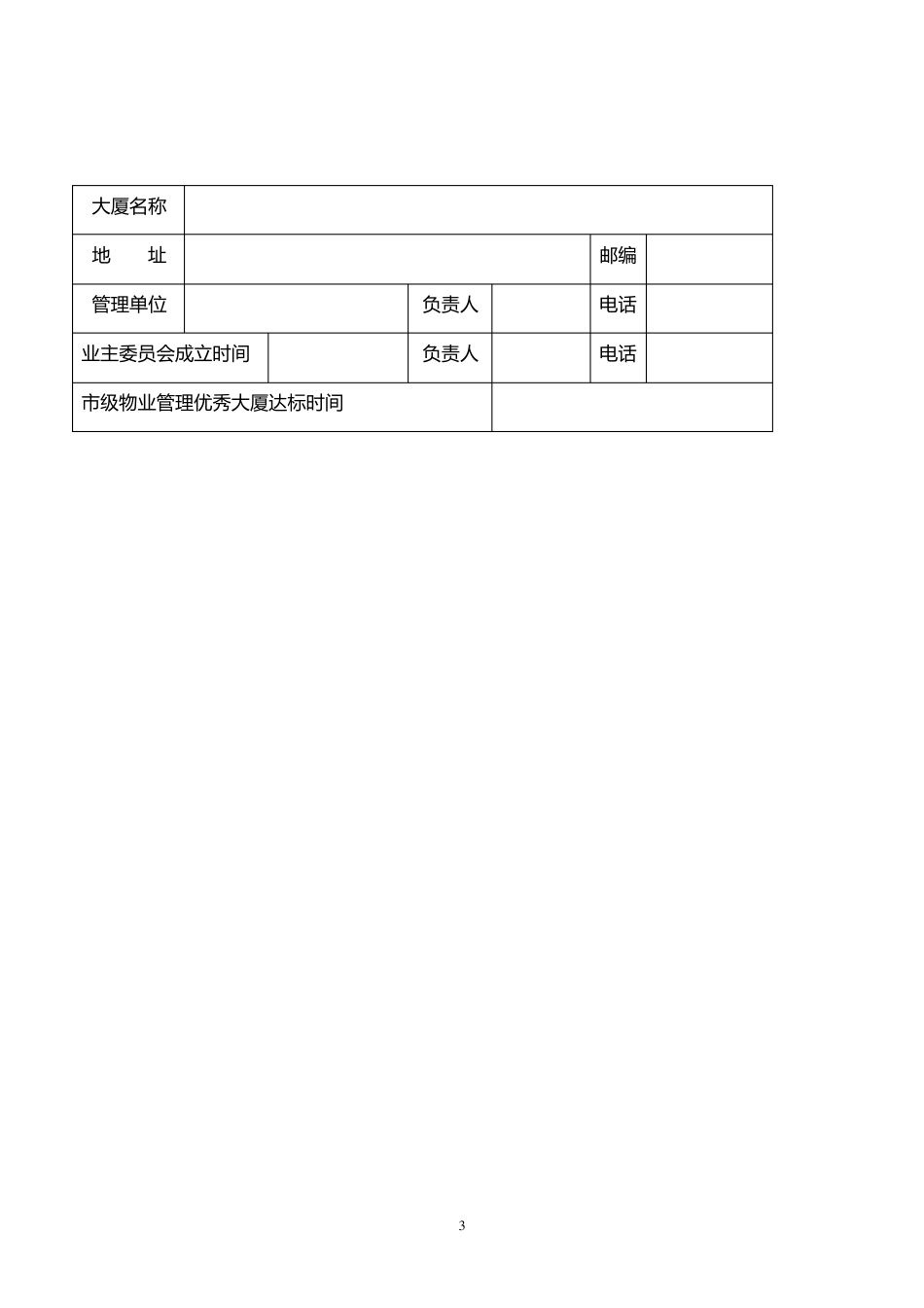 全国物业管理示范大厦标准及评分细则(建住房物[2000]008号)_第3页