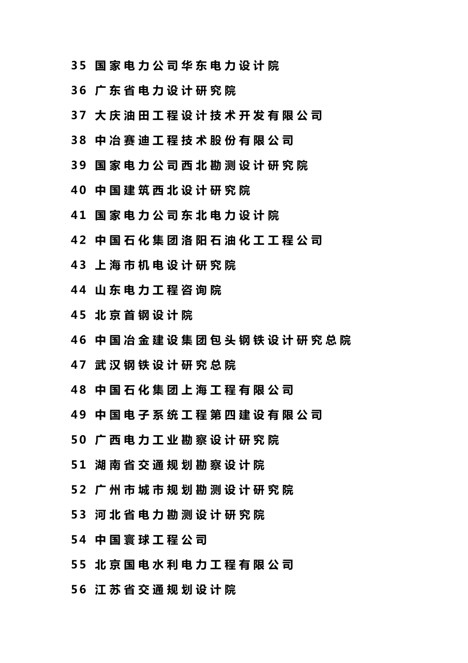 全国知名设计院一览表_第3页