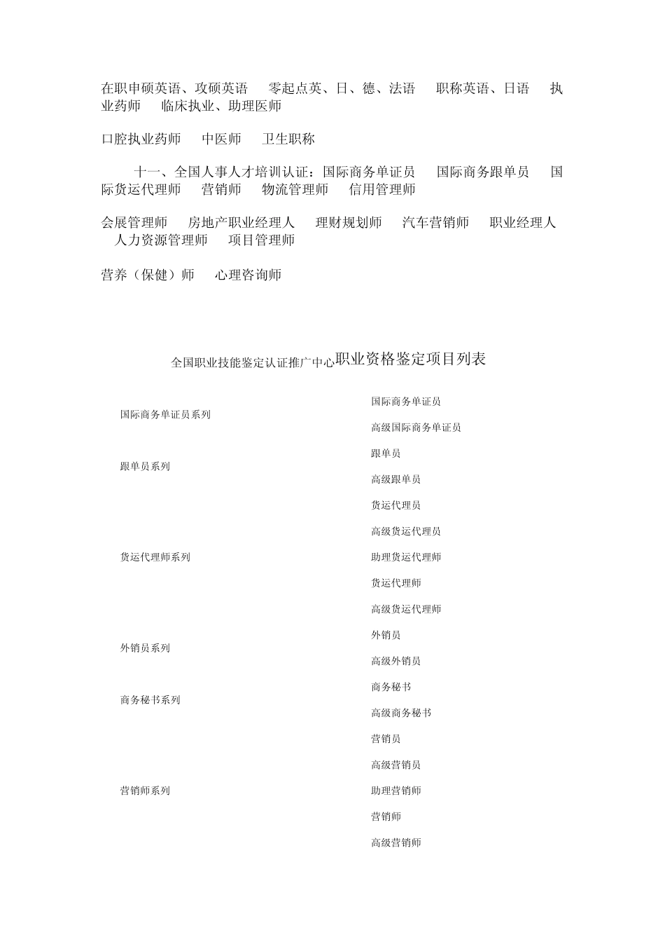 全国职业资格证书种类大全(含最热门的职业资格证书大盘点)_第2页