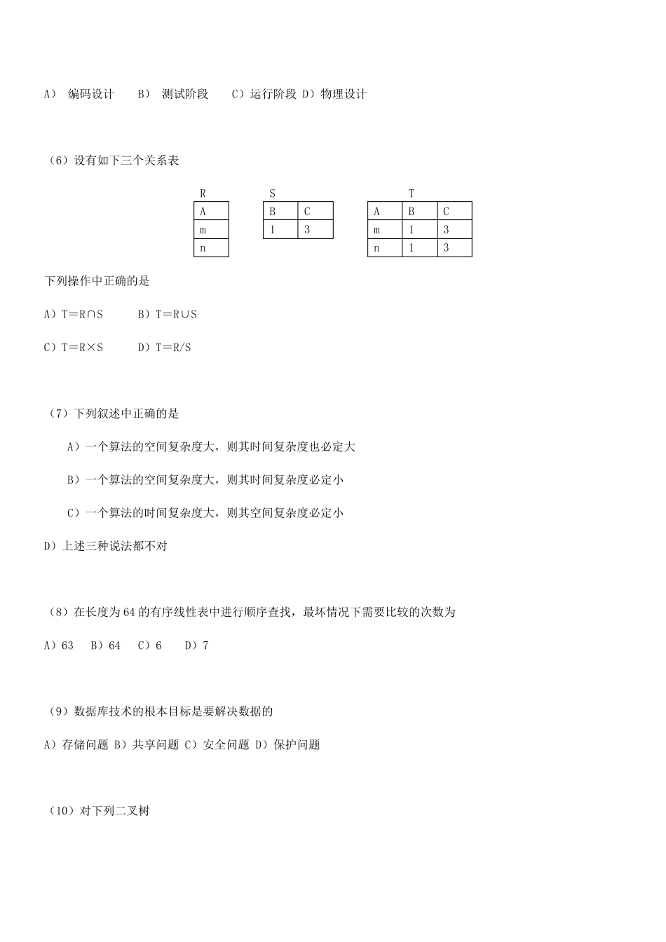 全国计算机等级考试二级C语言程序设计_第2页