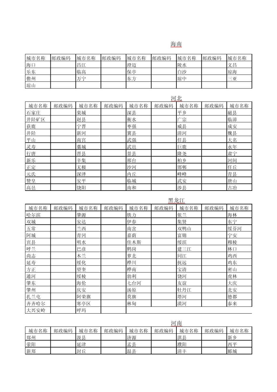 全国邮政编码查询_第2页
