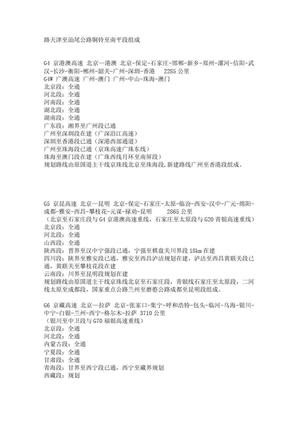 全国高速公路代码_第2页