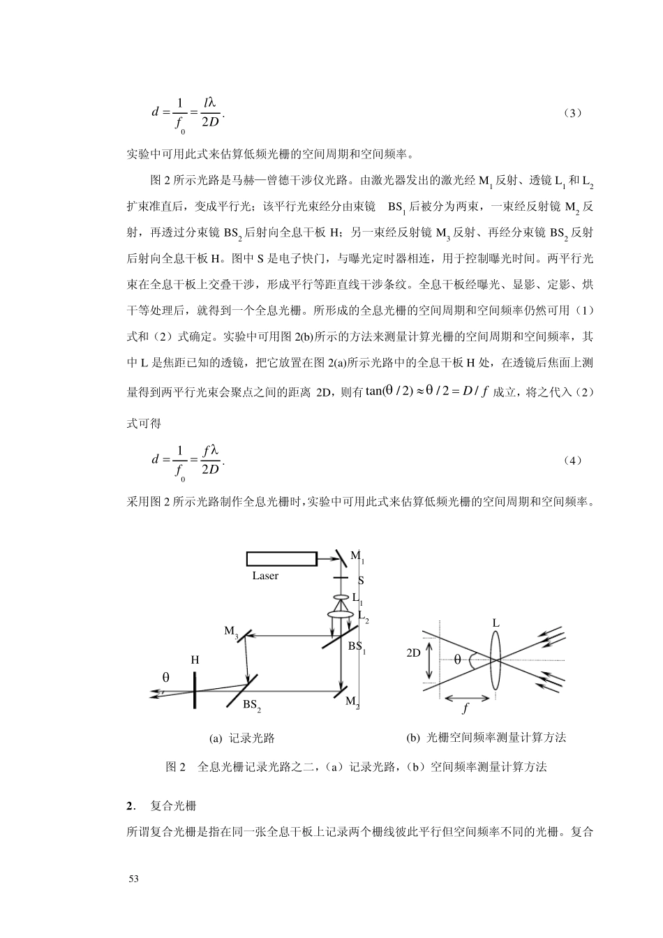 全息光栅的制作实验报告_第3页