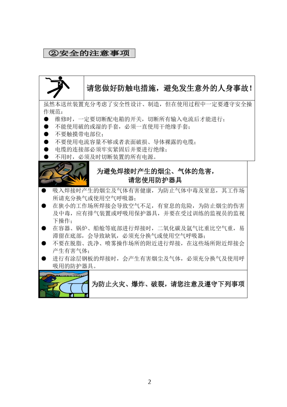 全数字控制氩弧焊送丝机使用说明书SB11P_第3页