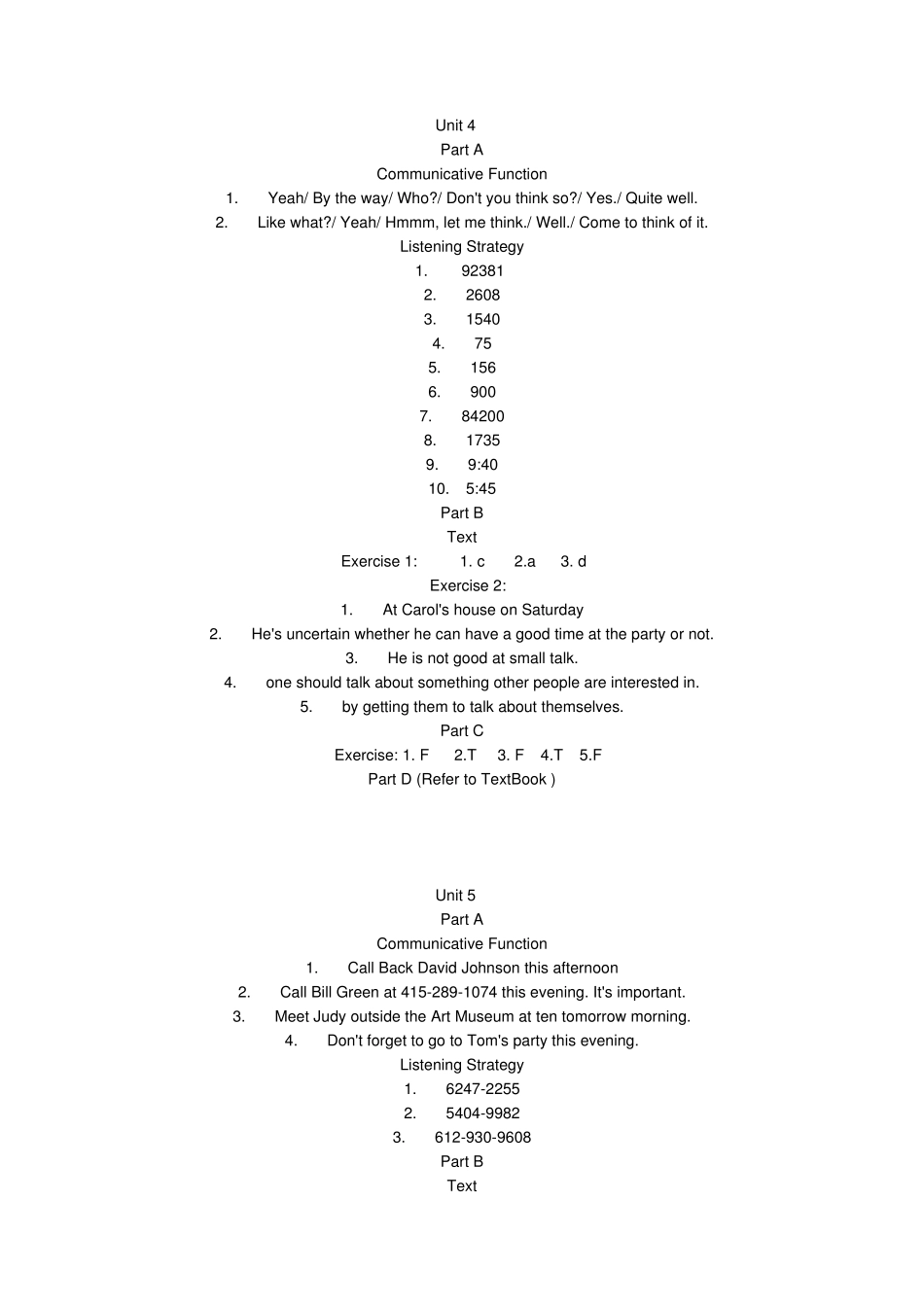 全新版大学英语听说教程1答案_第3页