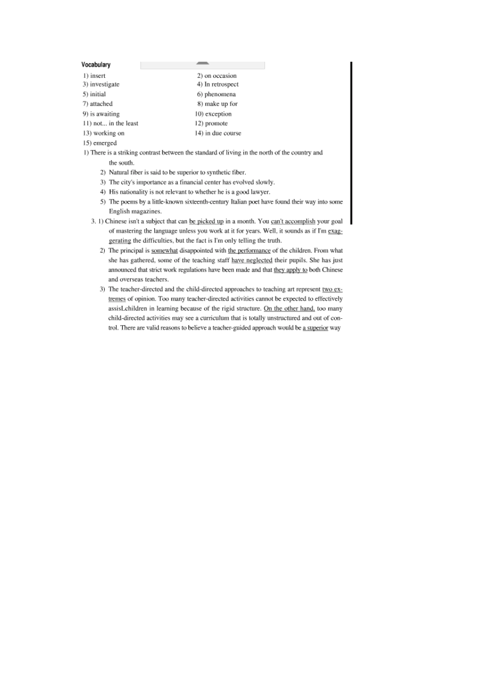 全新版大学英语综合教程2课后习题答案_第1页