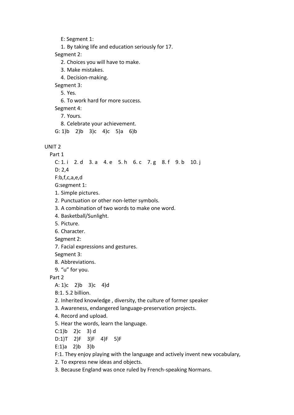 全新版大学英语视听说教程3答案_第2页