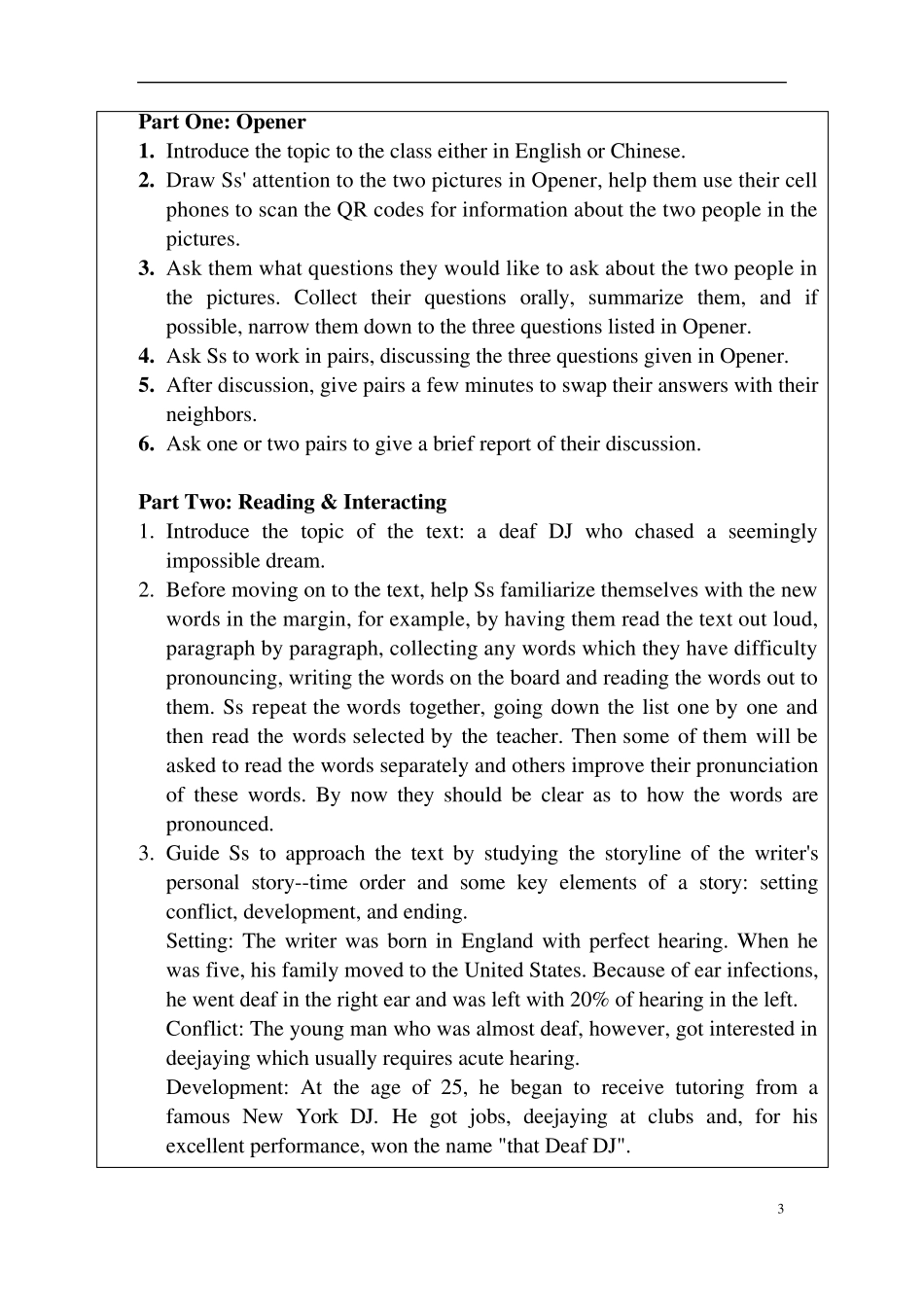 全新版大学进阶英语1,Unit1教案_第3页