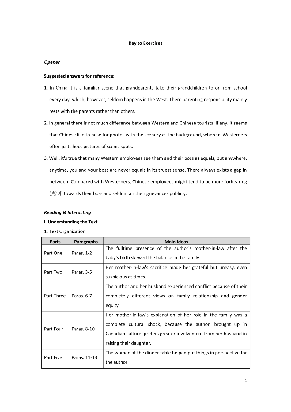 全新版大学进阶英语第三册第三单元答案_第1页