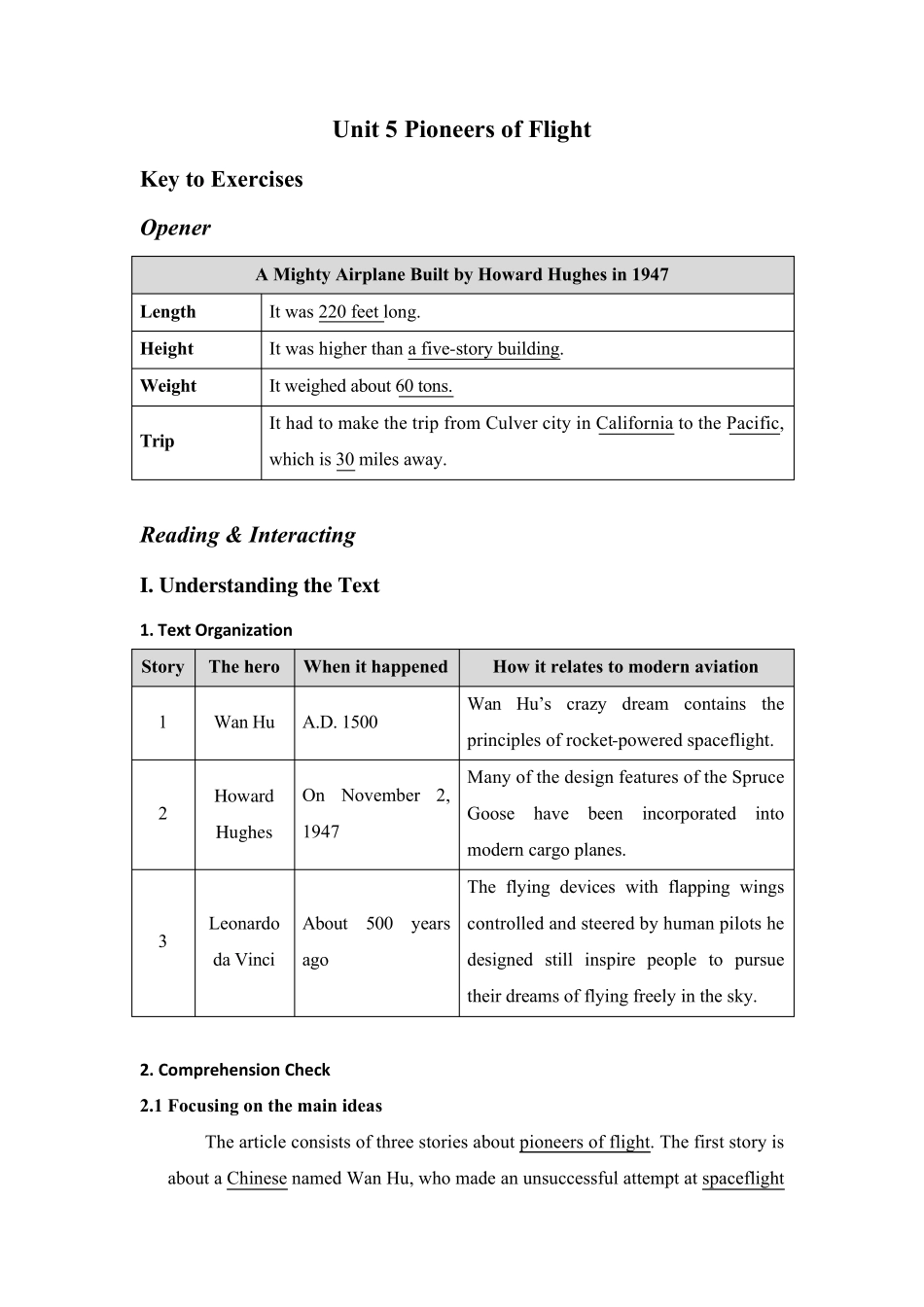 全新版大学进阶英语第二册第五单元答案_第1页