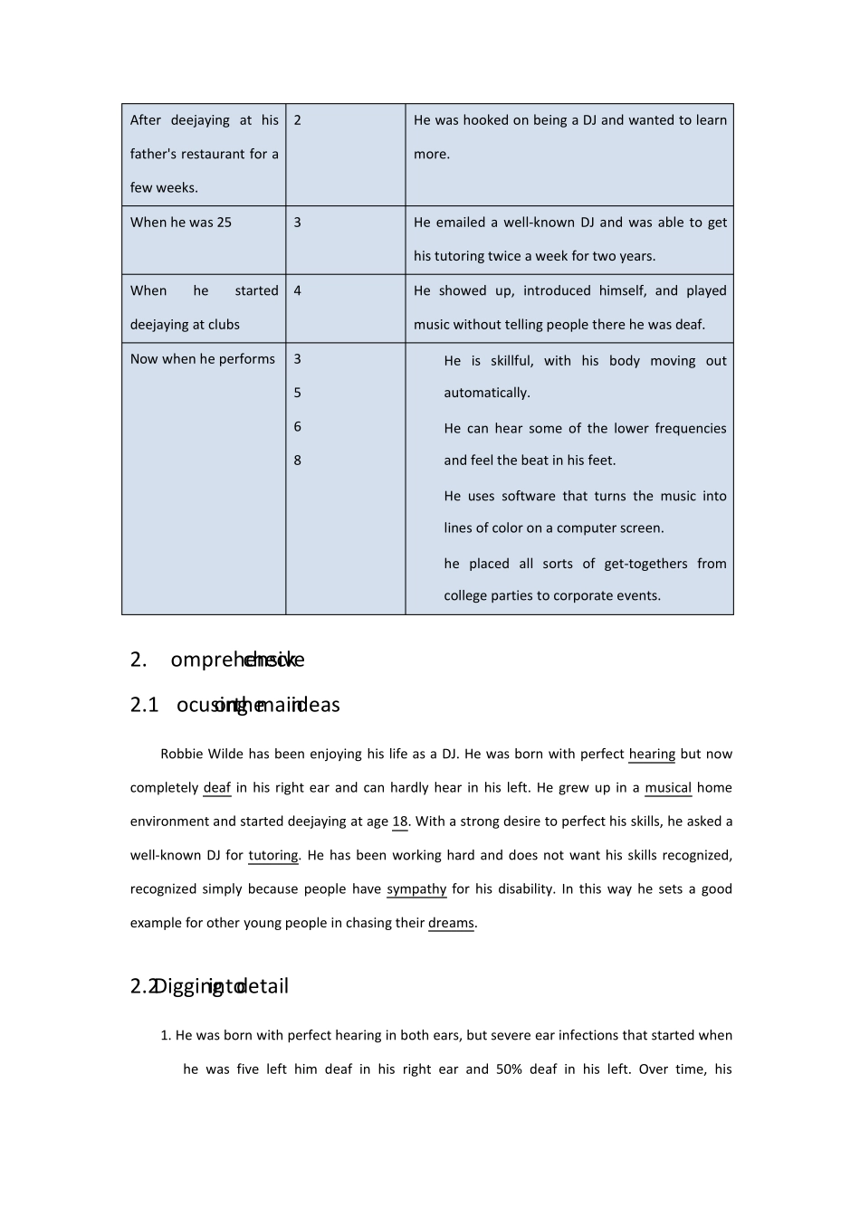 全新版大学进阶英语综合教程第一单元ThepursuitofDreams课后题答案_第2页