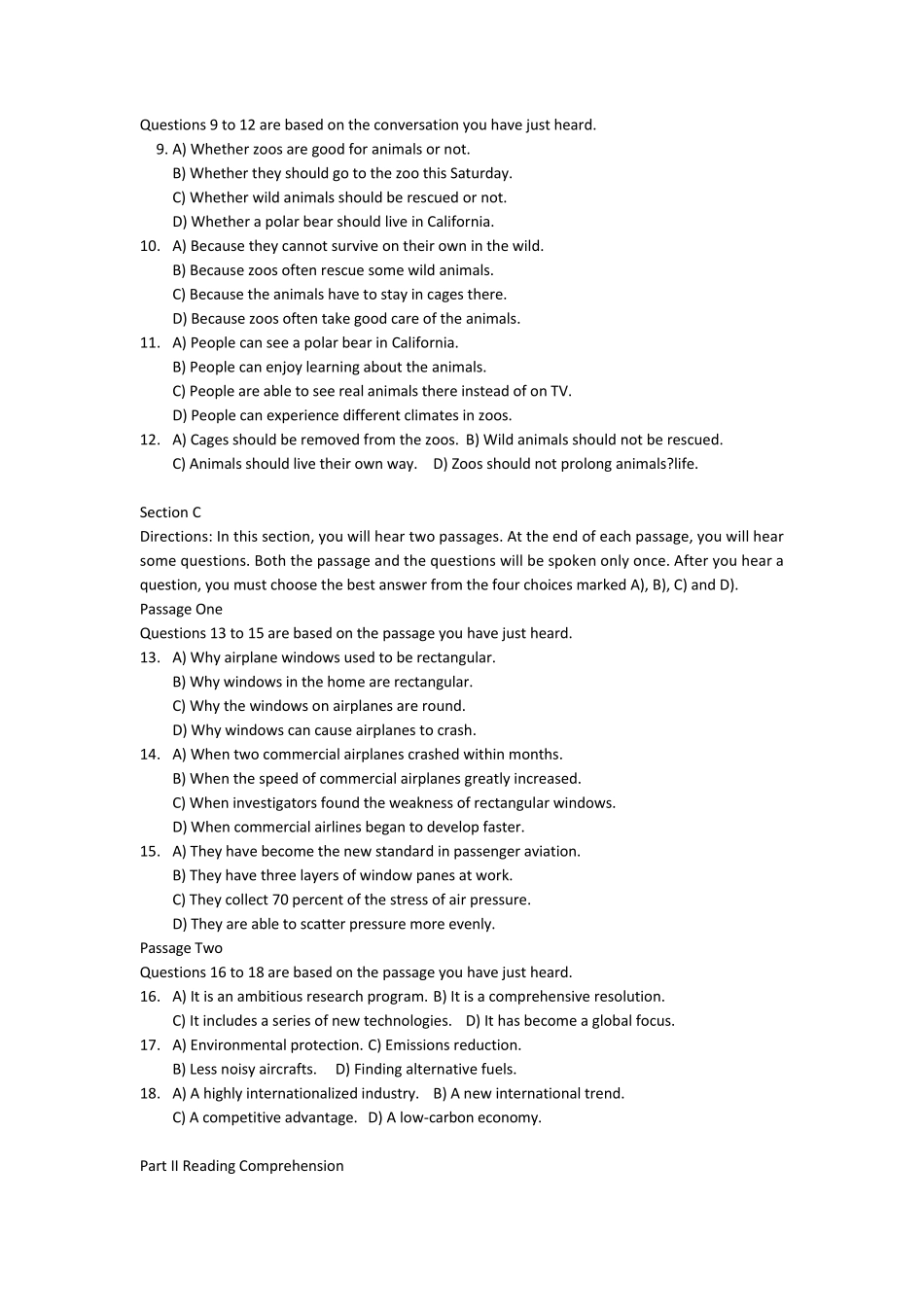 全新版大学进阶英语综合教程2综合训练第四单元_第2页