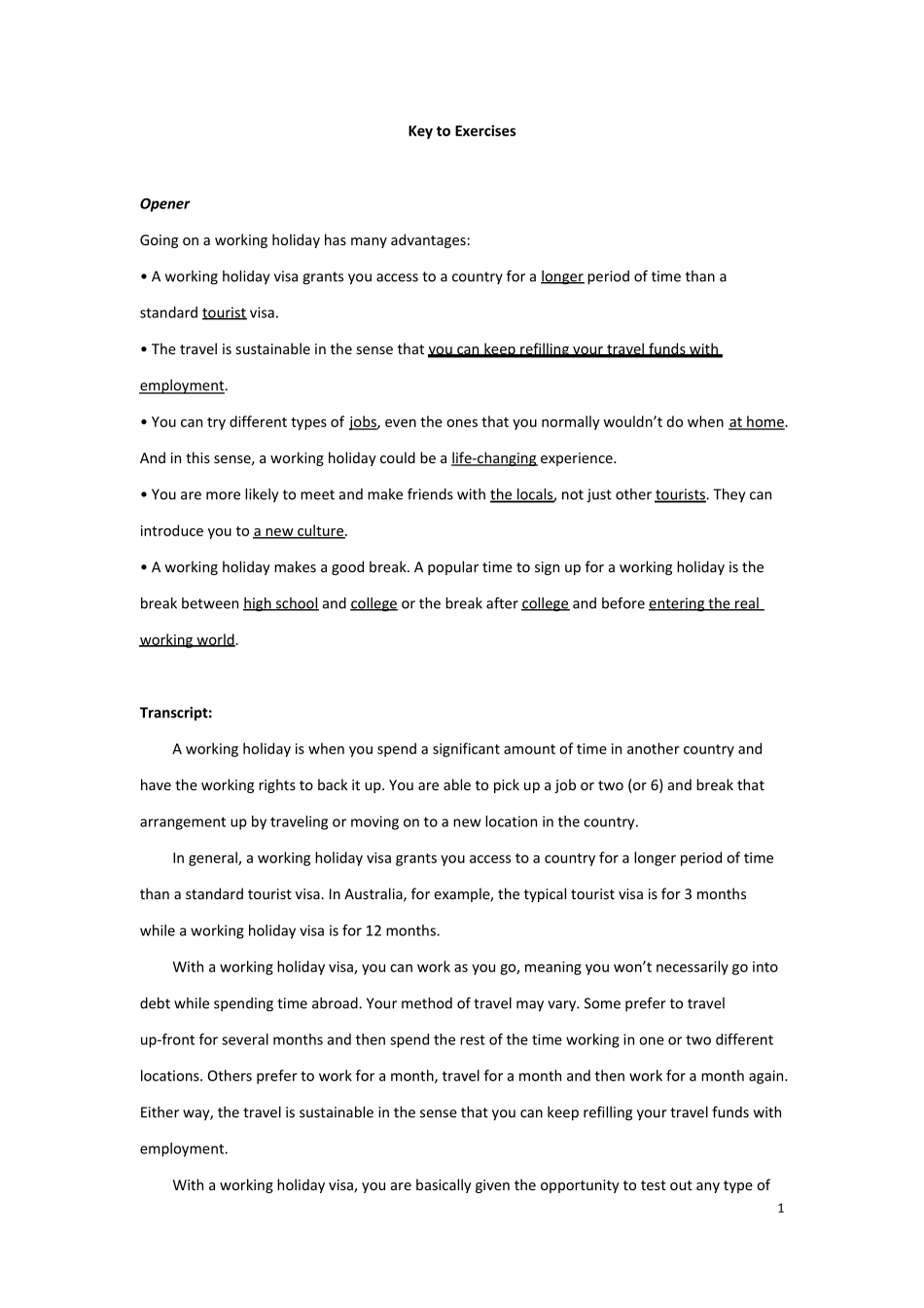 全新版大学进阶英语综合教程第三册答案_第1页