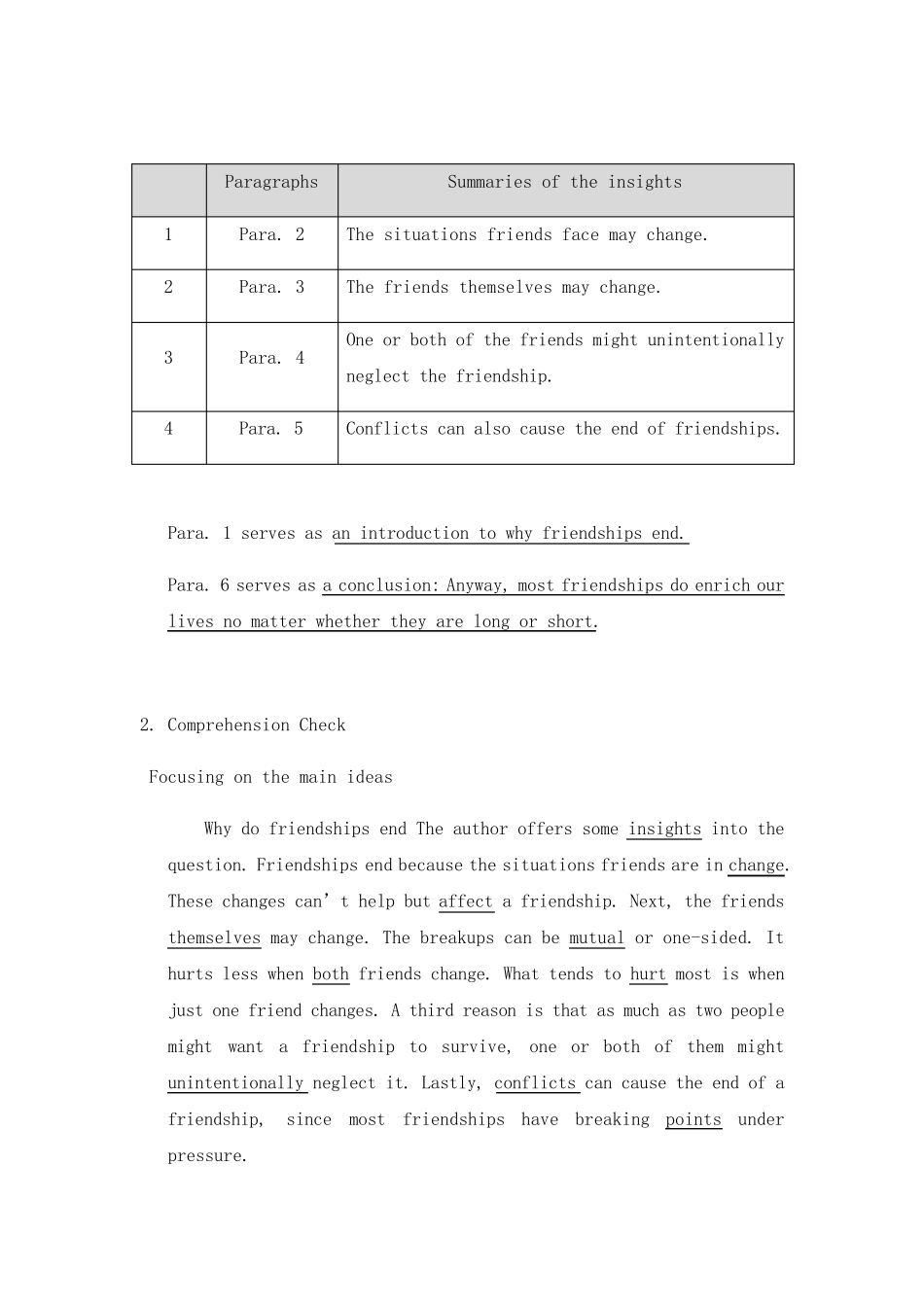 全新版大学进阶英语综合教程第二册答案U3Keyto_第2页