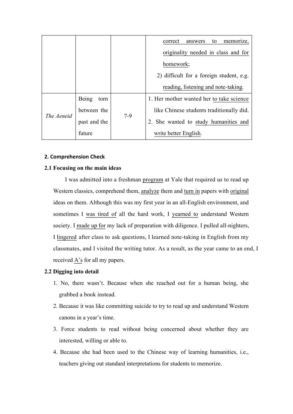 全新版大学进阶英语综合教程第二册答案U4KeytoExercises_第2页