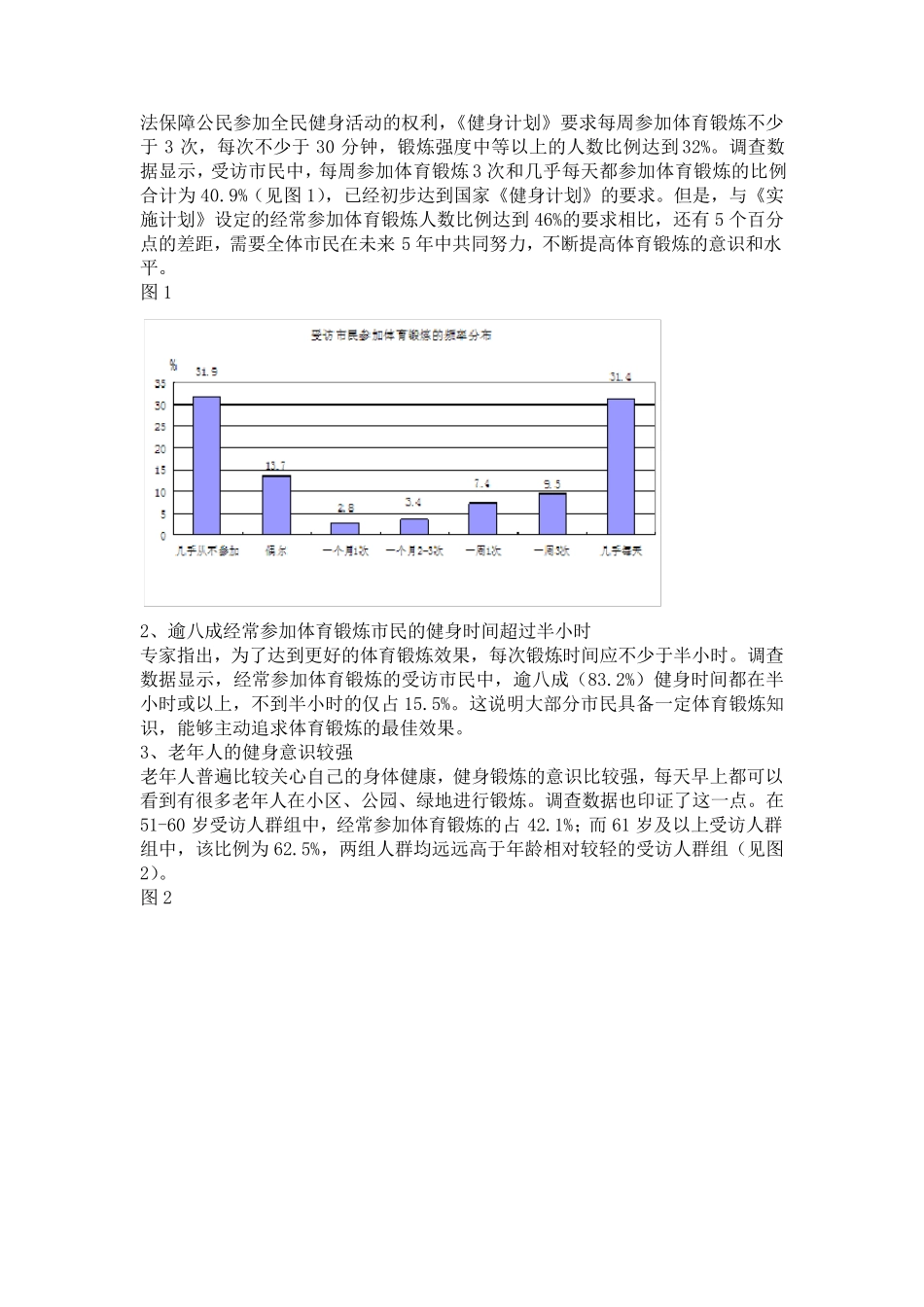 全民健身调查报告_第2页