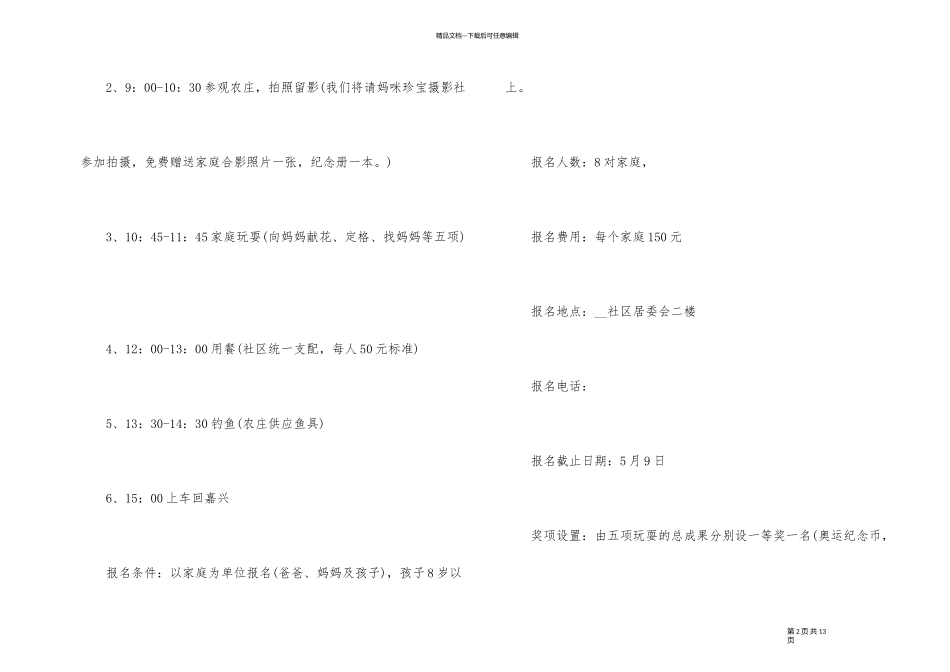 2024年最有创意的母亲节活动方案_第2页