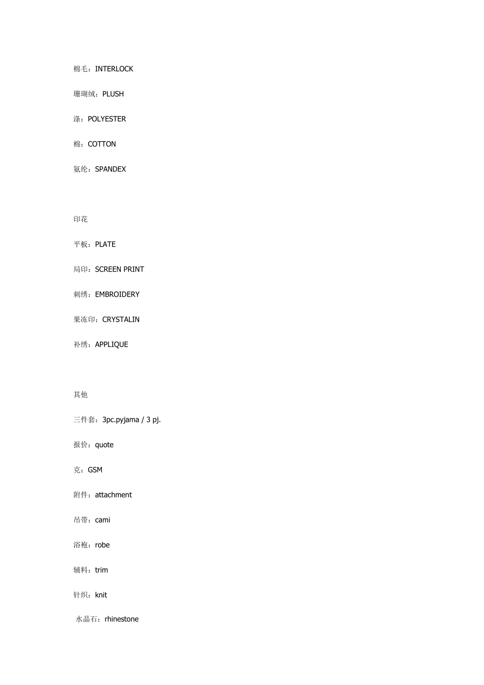 全部,外贸服装英语_第3页