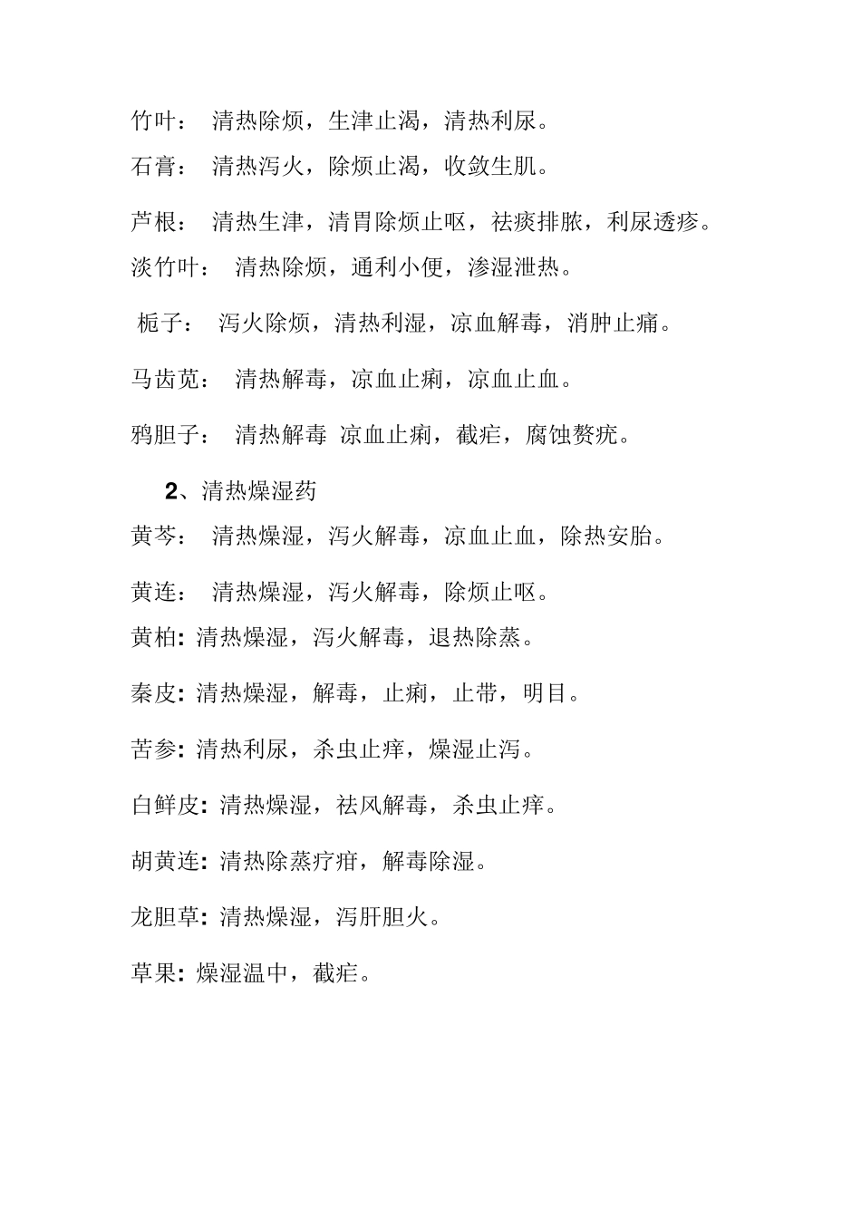 全部中药的名称及药用功效_第3页