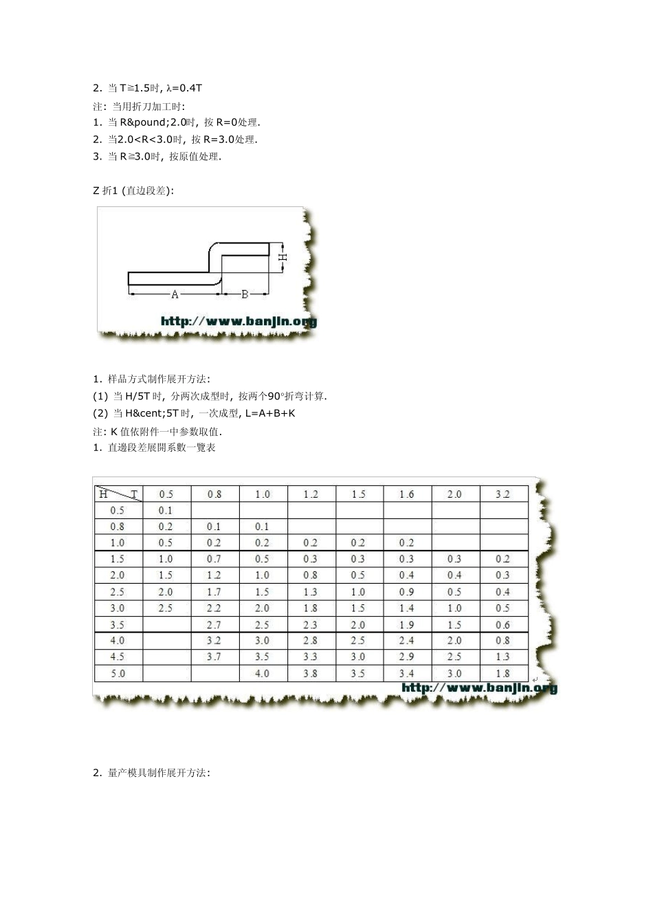 全面的折弯系数及计算_第3页