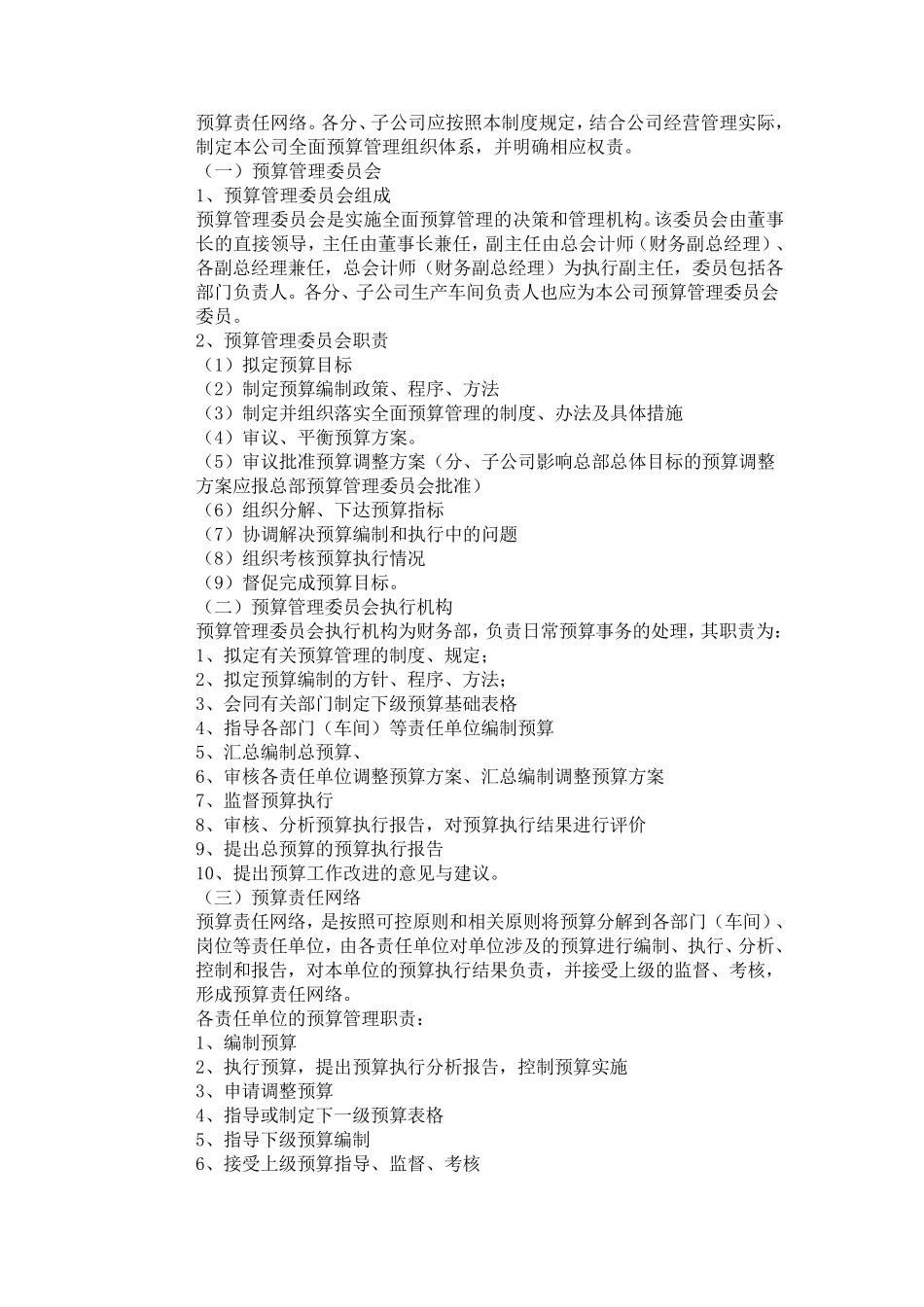 全面预算管理办法_第2页