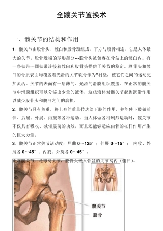 全髋关节置换术
