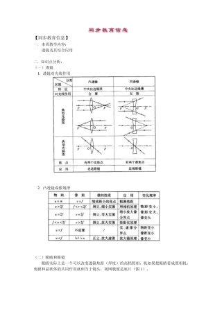 八(下)复习资料2章光与视觉