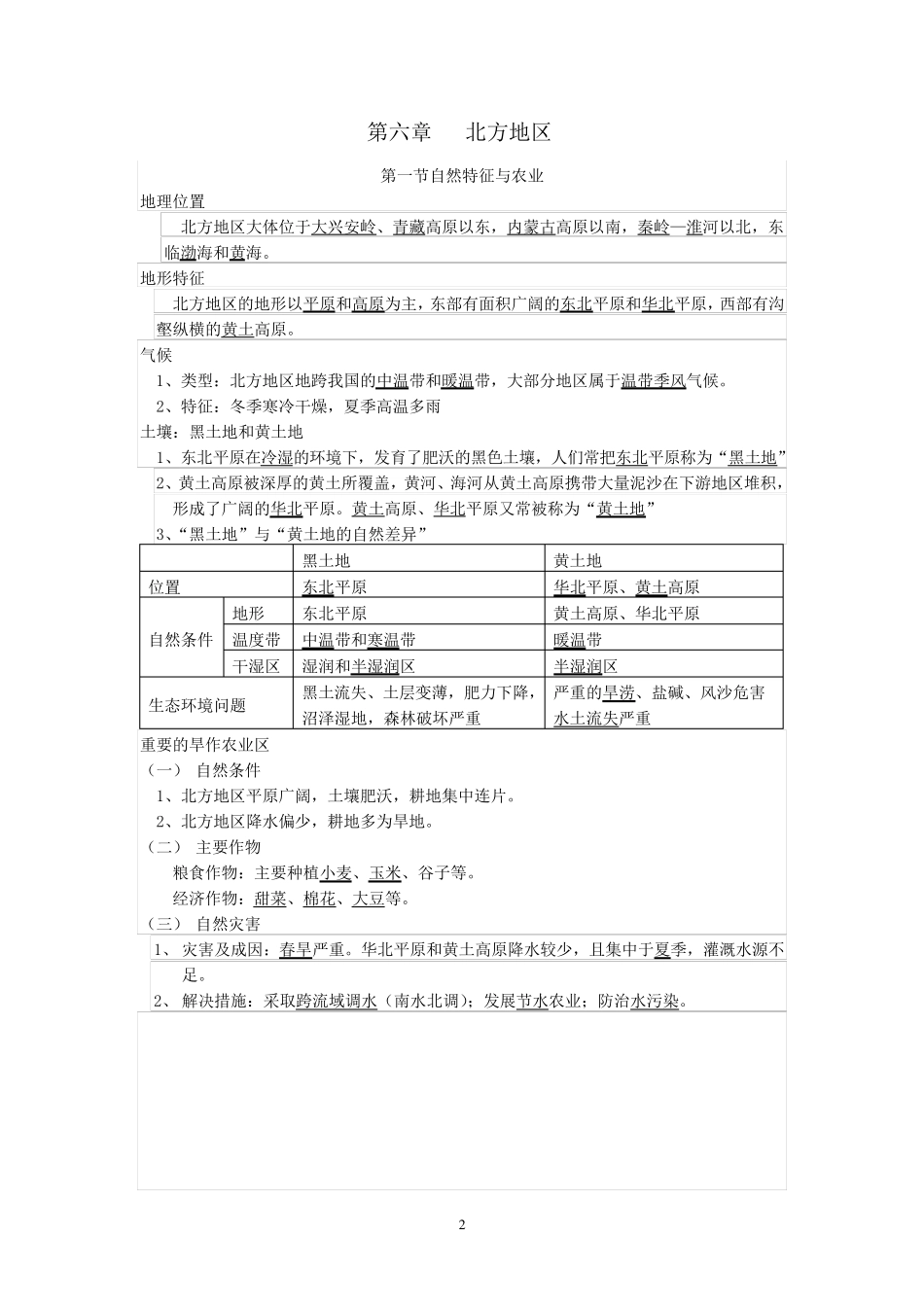 八下地理知识点_第2页