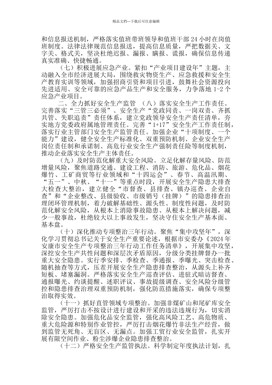 2024年某市应急管理局工作要点_第2页