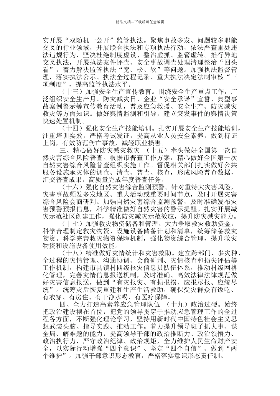 2024年某市应急管理局工作要点_第3页