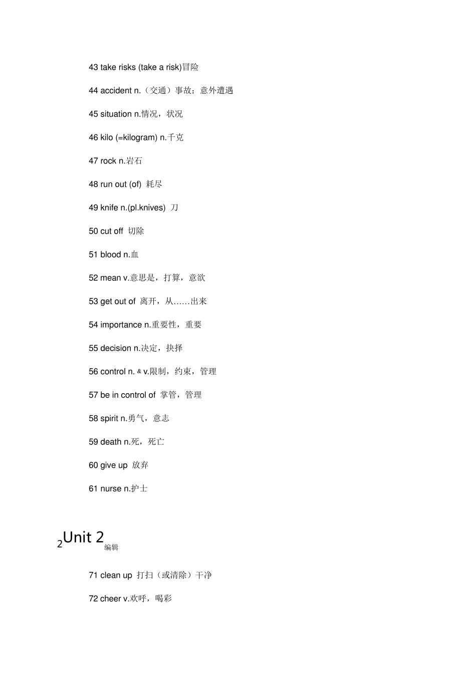 八年级下册英语单词_第3页