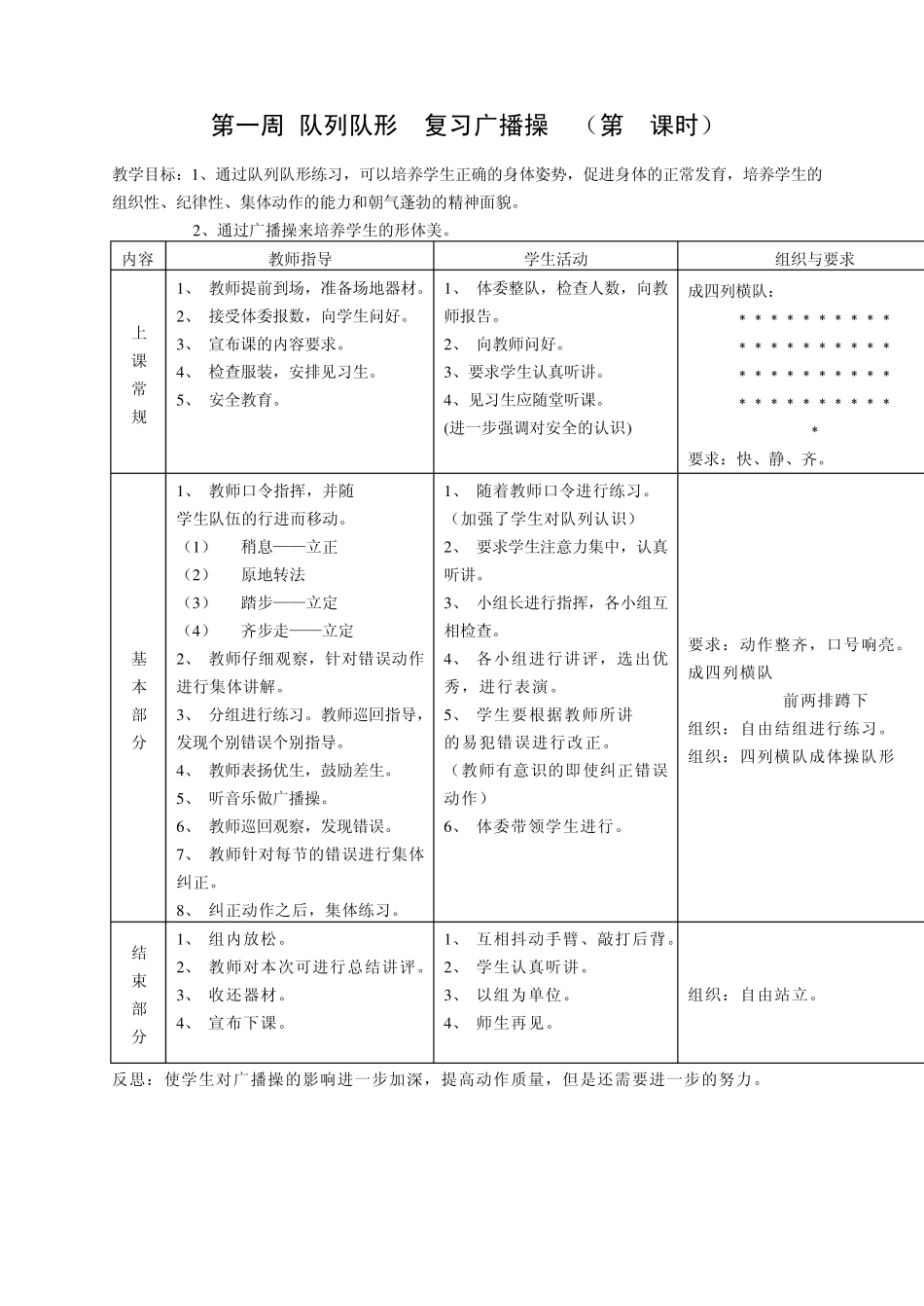 八年级体育课教案(全共36课时)_第2页