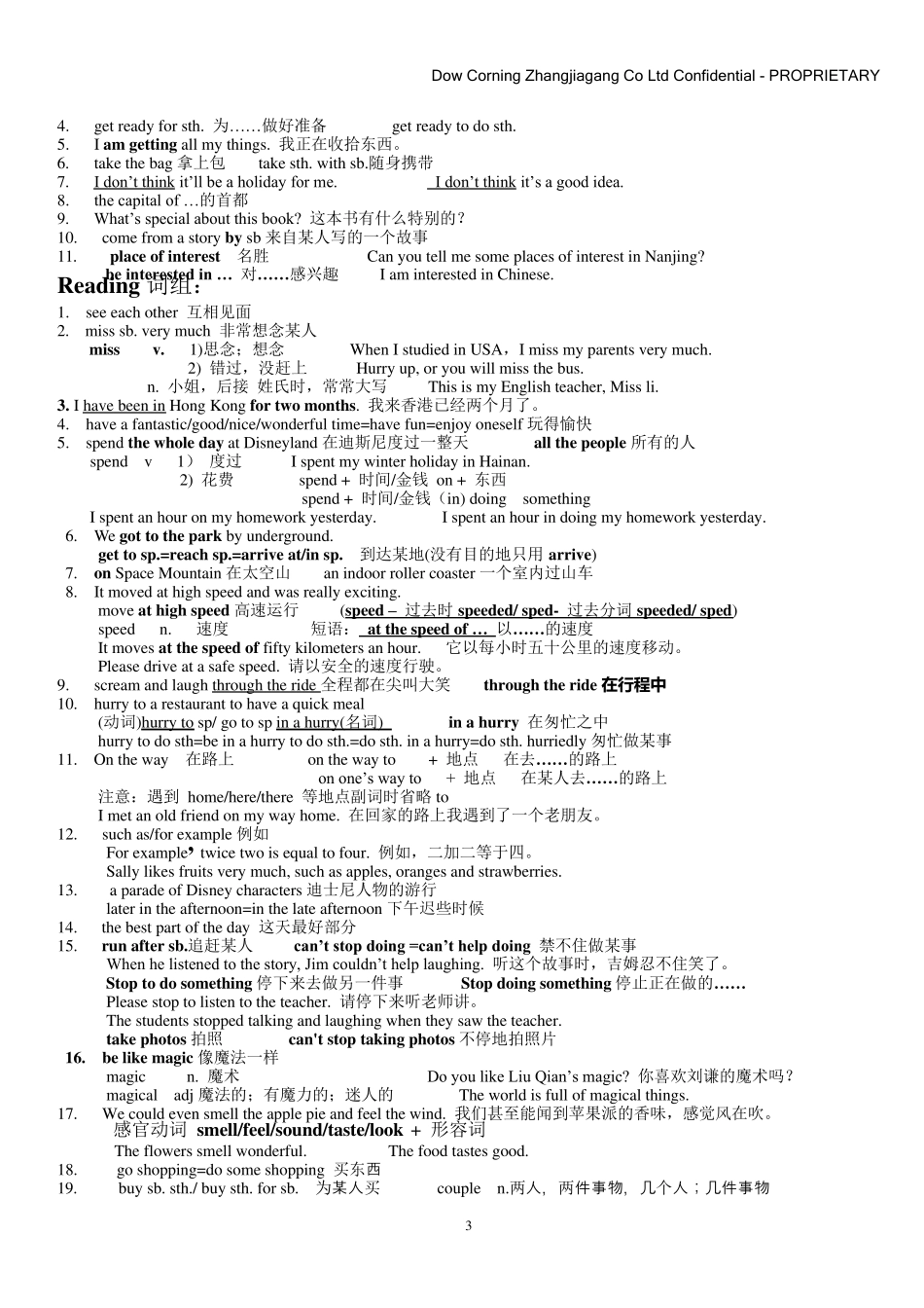 八年级英语下册知识点归纳(牛津英语)_第3页