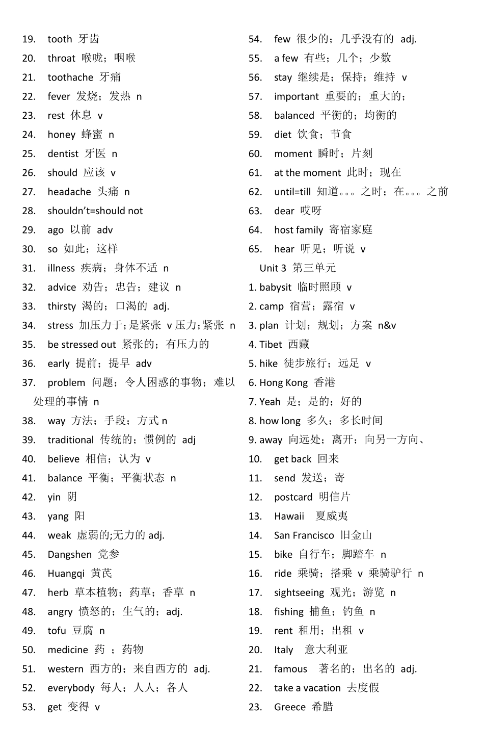 八年级英语单词_第2页