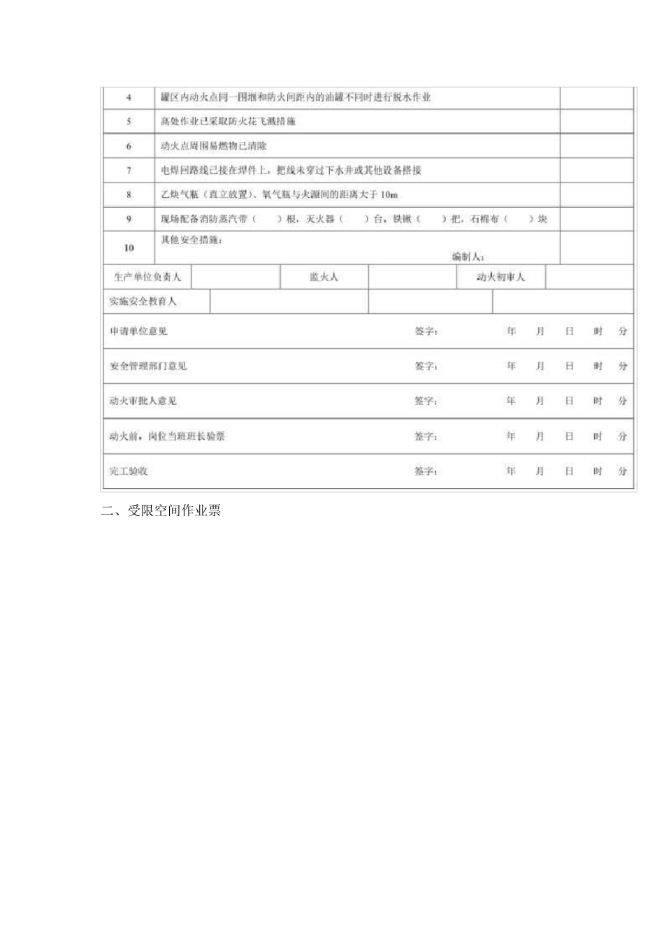 八种高危作业许可票_第2页