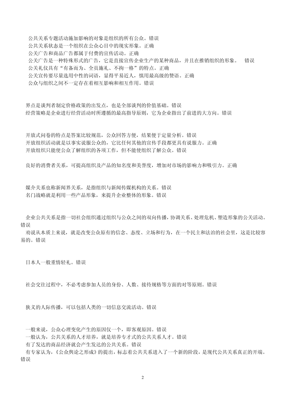 公共关系作业期末重点_第2页