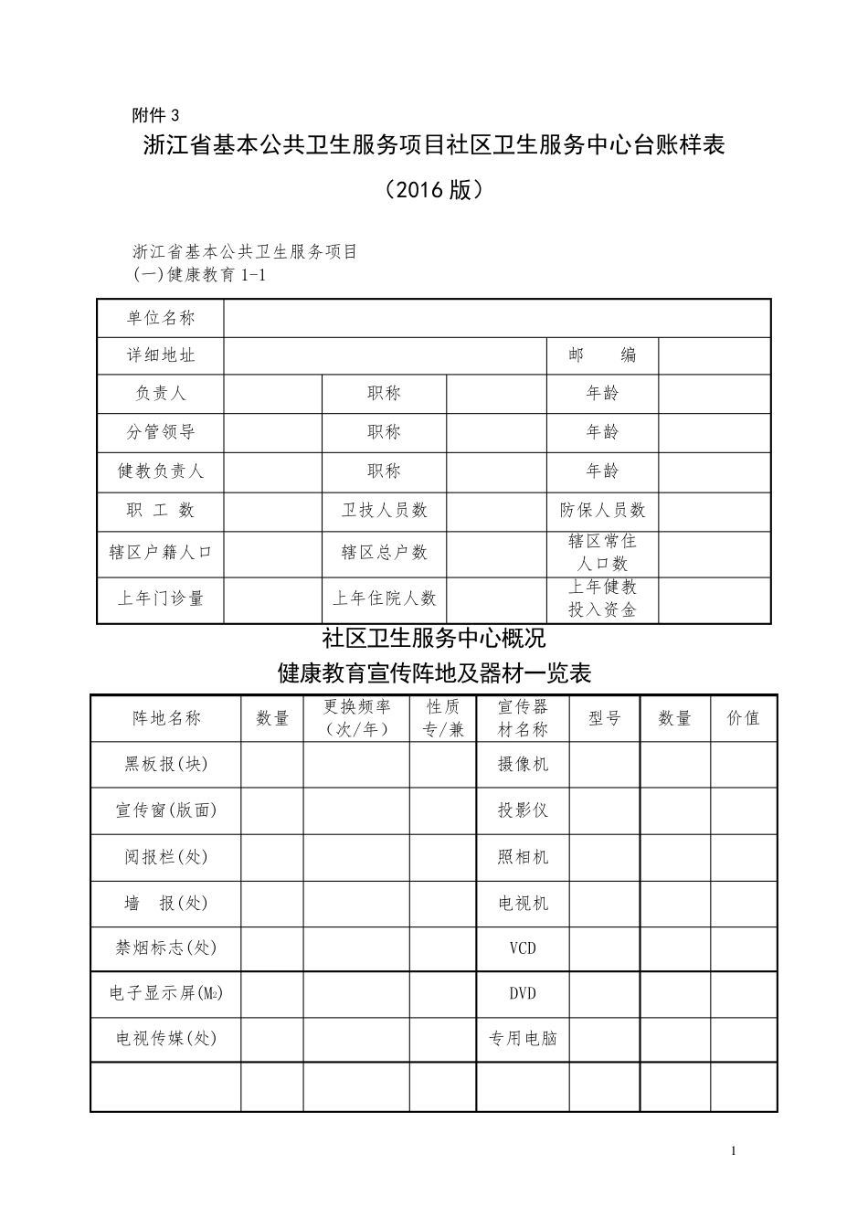 公共卫生台账样本_第1页