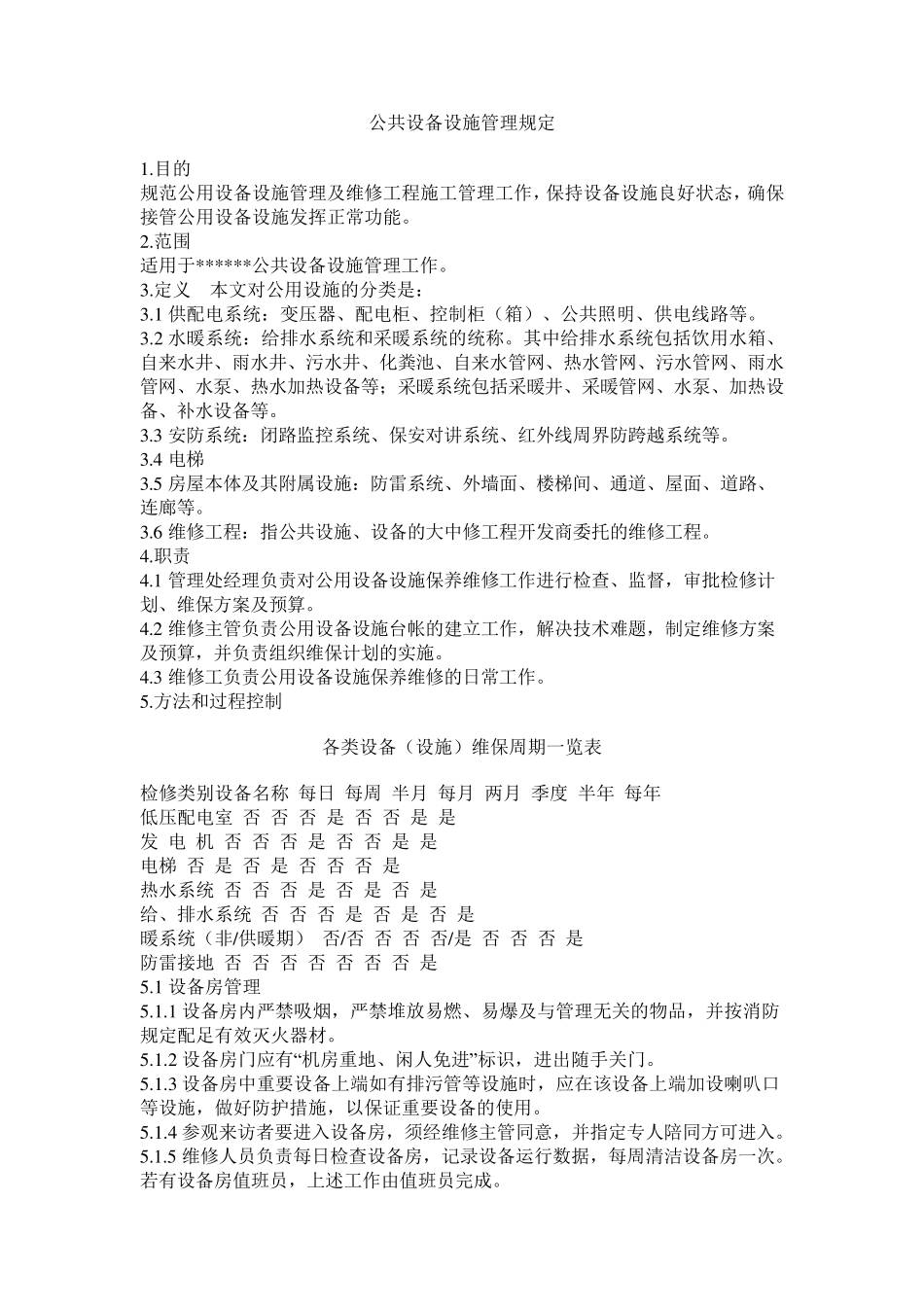 公共设备设施管理规定_第1页