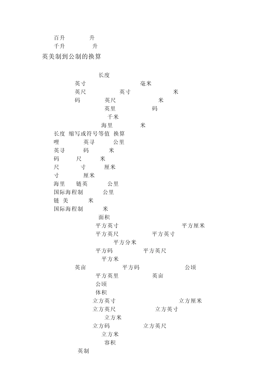 公制与市制的换算_第2页